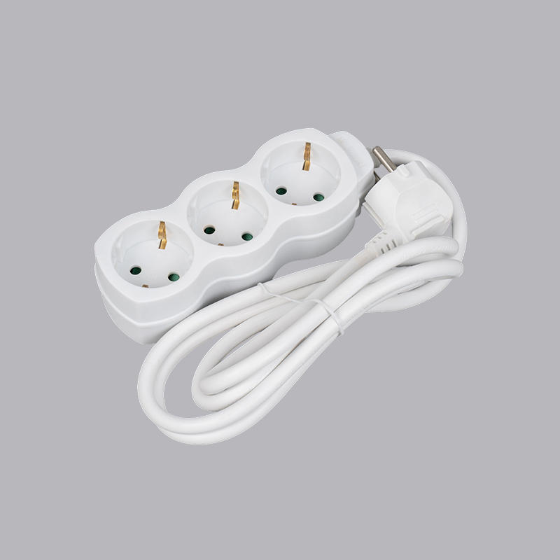 LOG-03 Priză multiplă cu 3 căi în formă de tărtăcuță de tip german