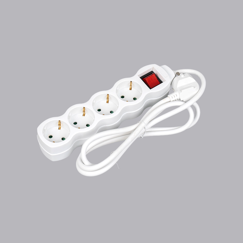 LOG-04K Tip german în formă de tărtăcuță multiplă cu 4 căi cu comutator Multi-Socket